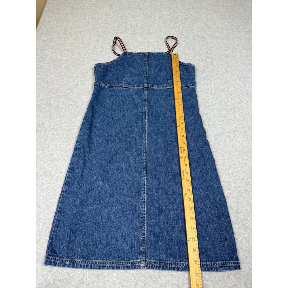 y2k American Eagle Womens Size 4 Denim Sleeveless Mini Dress - Picture 5 of 9